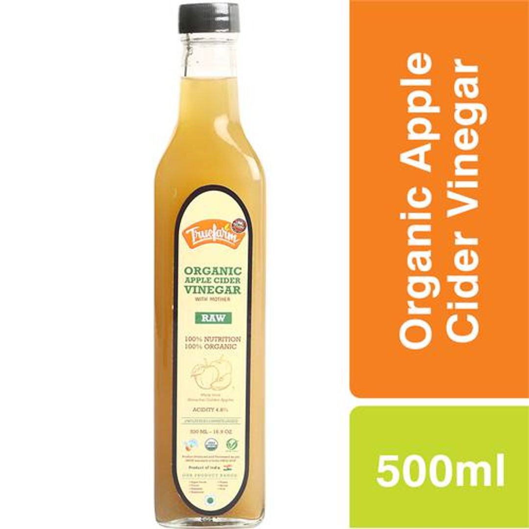 Organic Apple Cider Vinegar With Mother - Unfiltered