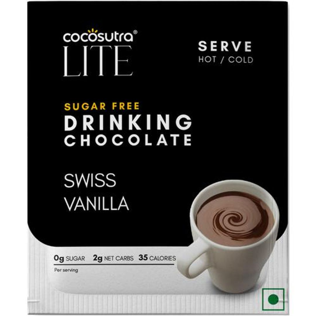 Sugar Free Drinking Chocolate Mix - Swiss Vanilla, Single Serve