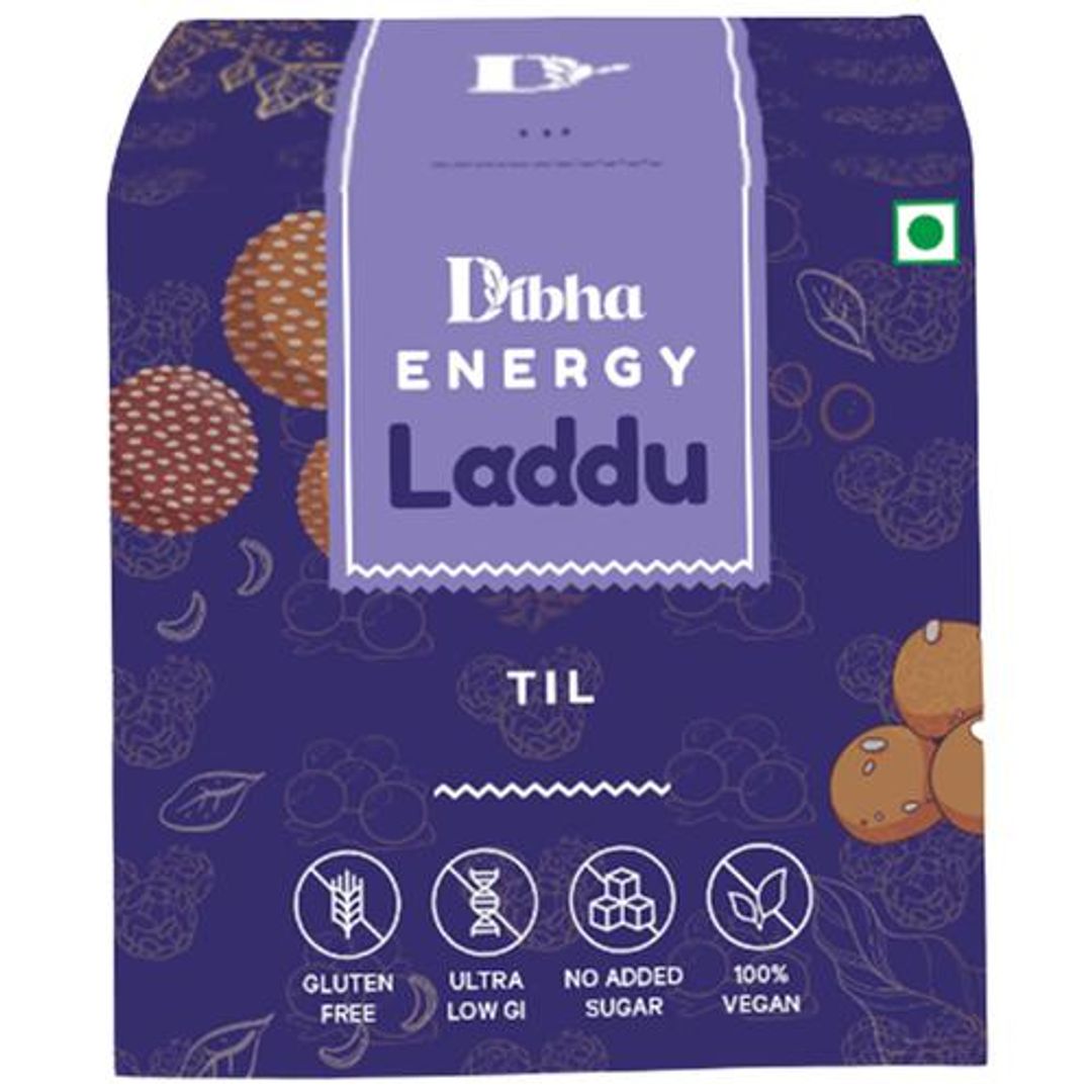 Energy Laddu - Til, Sugar-Free, Ultra-Low GI, No Preservatives, Non-GMO, Diabetes & Keto-Friendly