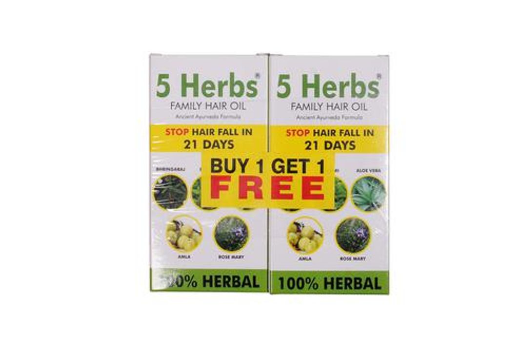 Family Hair Oil - 100% Herbal, For Hairfall