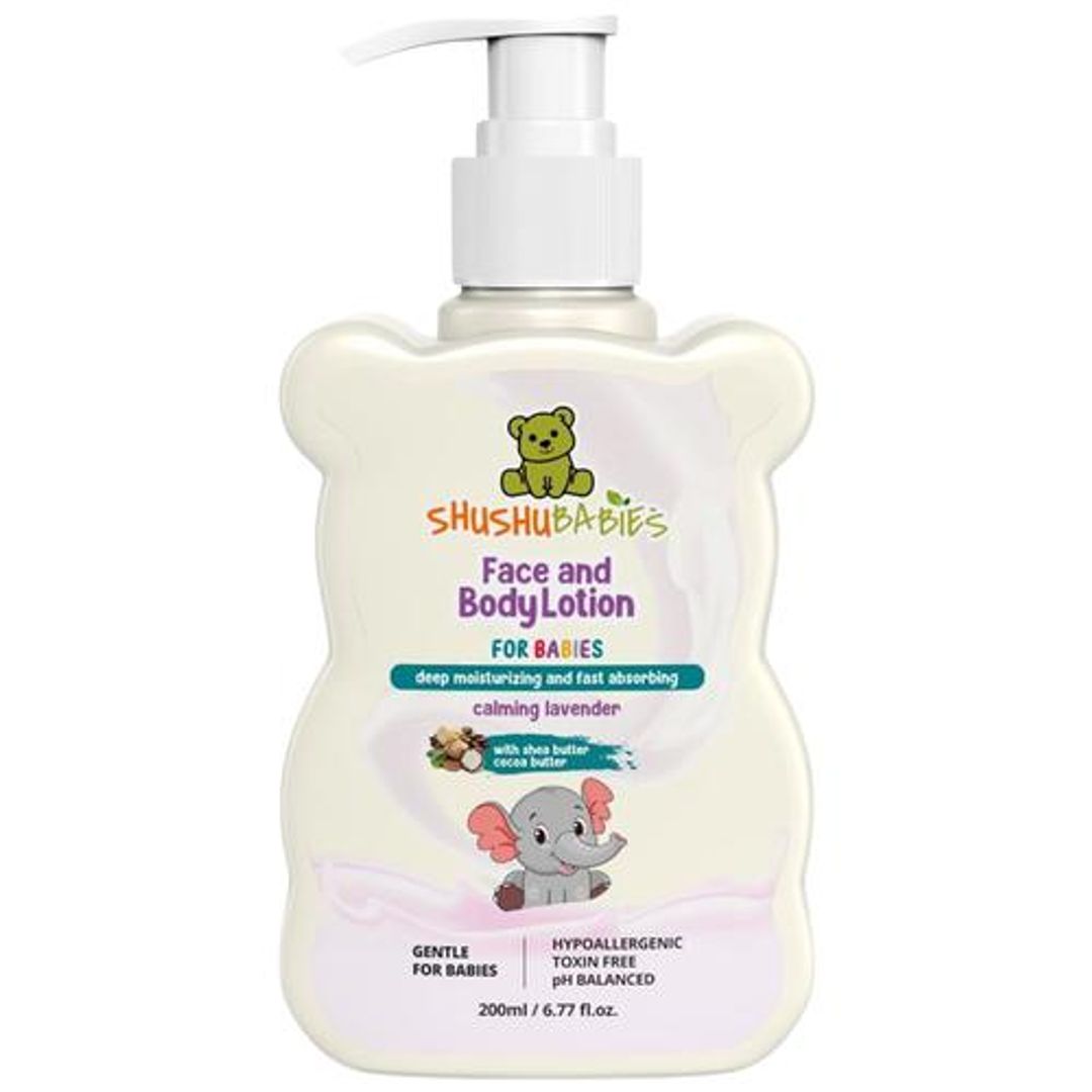 Calming Lavender Face & Body Lotion For Babies
