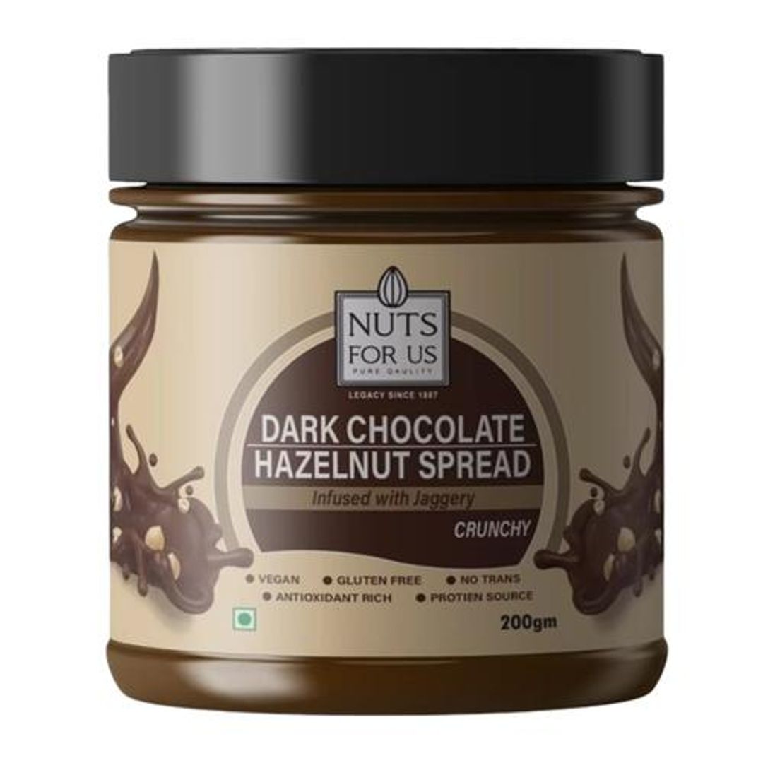 Dark Chocolate Hazelnut Spread - Infused With Jaggery