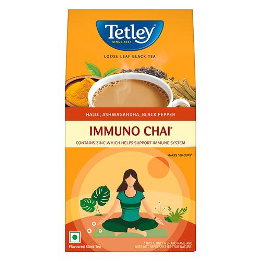 Immuno Chai Loose Leaf Flavoured Black Tea - Haldi, Ashwagandha & Black Pepper