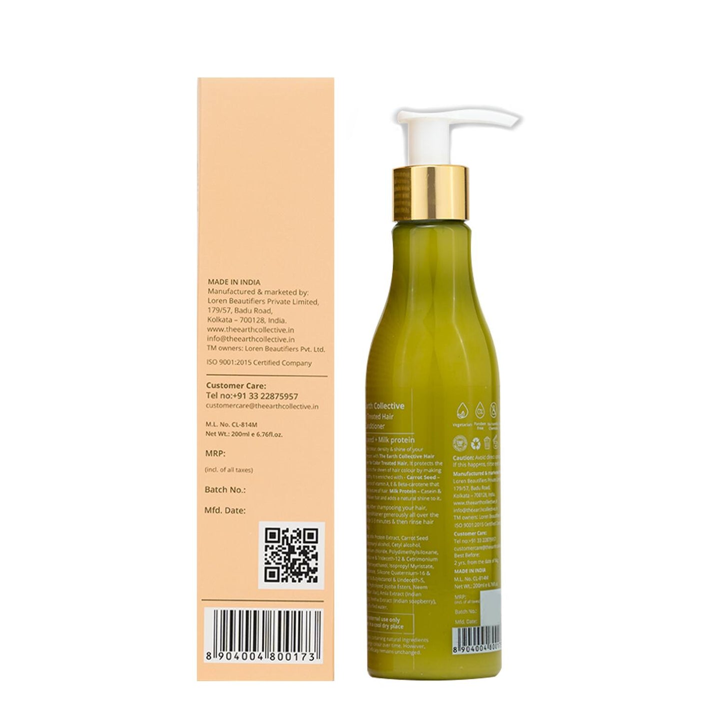 The Earth Collective Hair Conditioner For Color Treated Hair (200 ml)