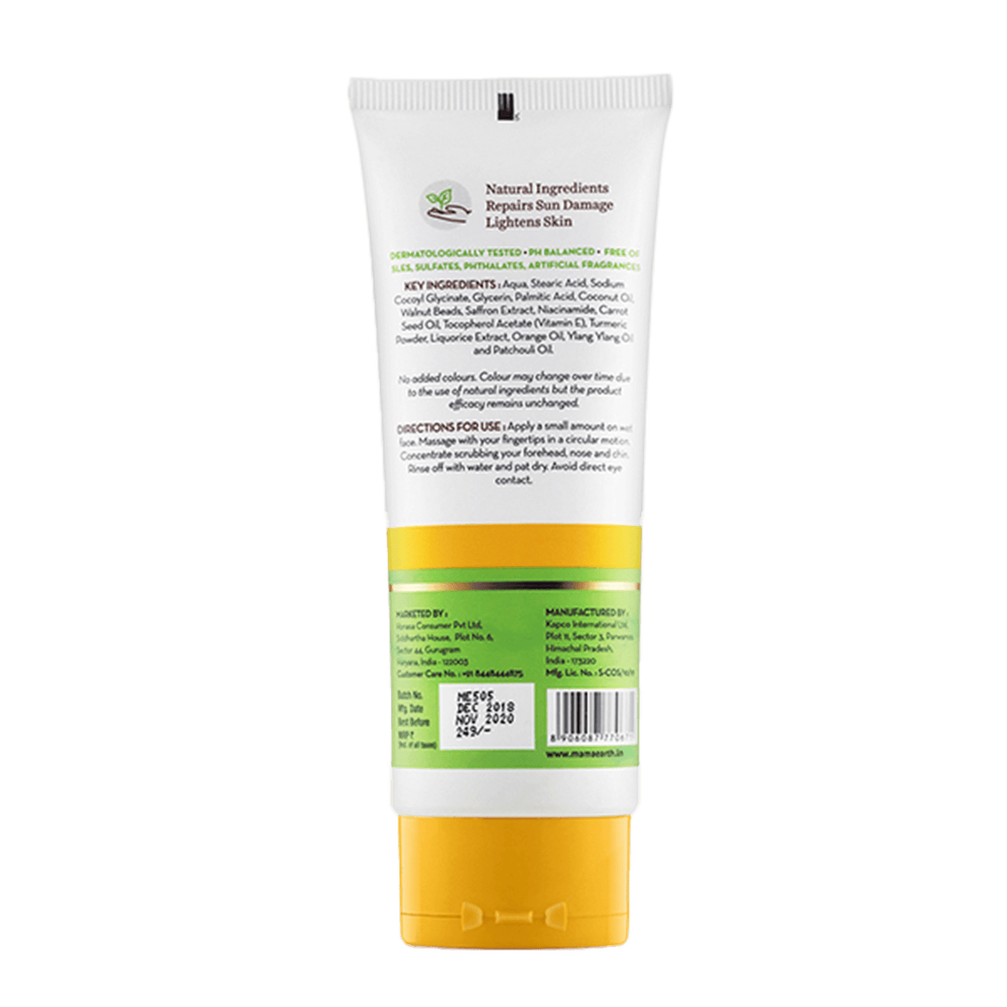 Mamaearth Ubtan Facewash For Tan Removal (100ml)