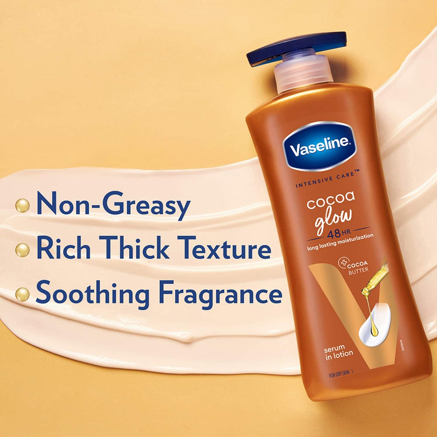 Vaseline Intensive Care Cocoa Glow Body Lotion - (400ml)