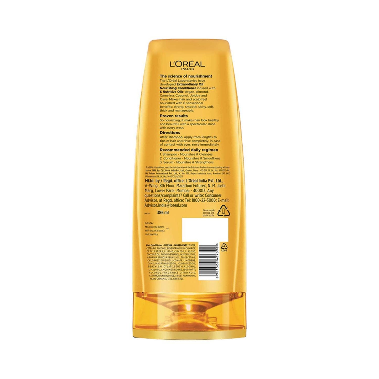 L'Oreal Paris Extraordinary Oil Nourishing Conditioner (386ml)