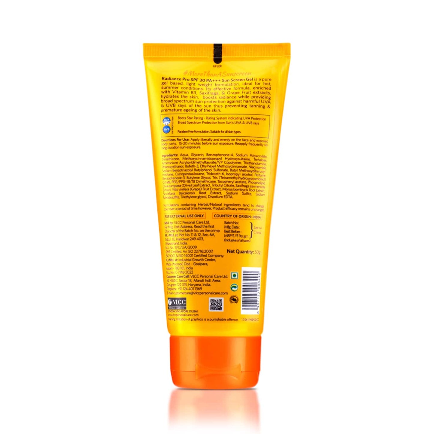 VLCC Radiance Pro SPF 30 Sun Screen Gel (50g)