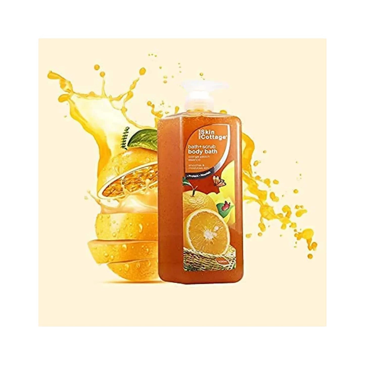 SKIN COTTAGE Orange Peach Body Bath + Scrub (1000ml)