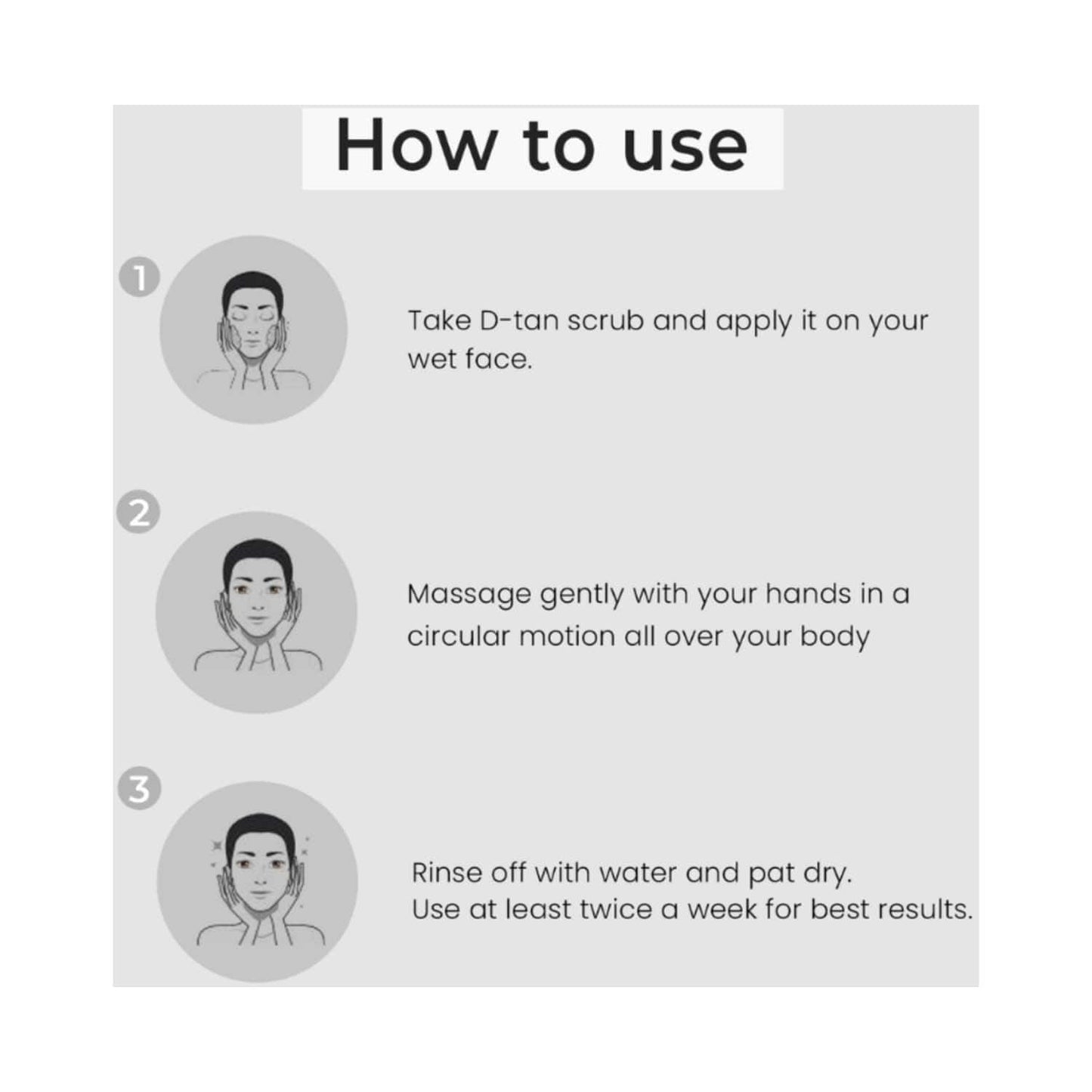 O3+ D Tan Scrub (50g)