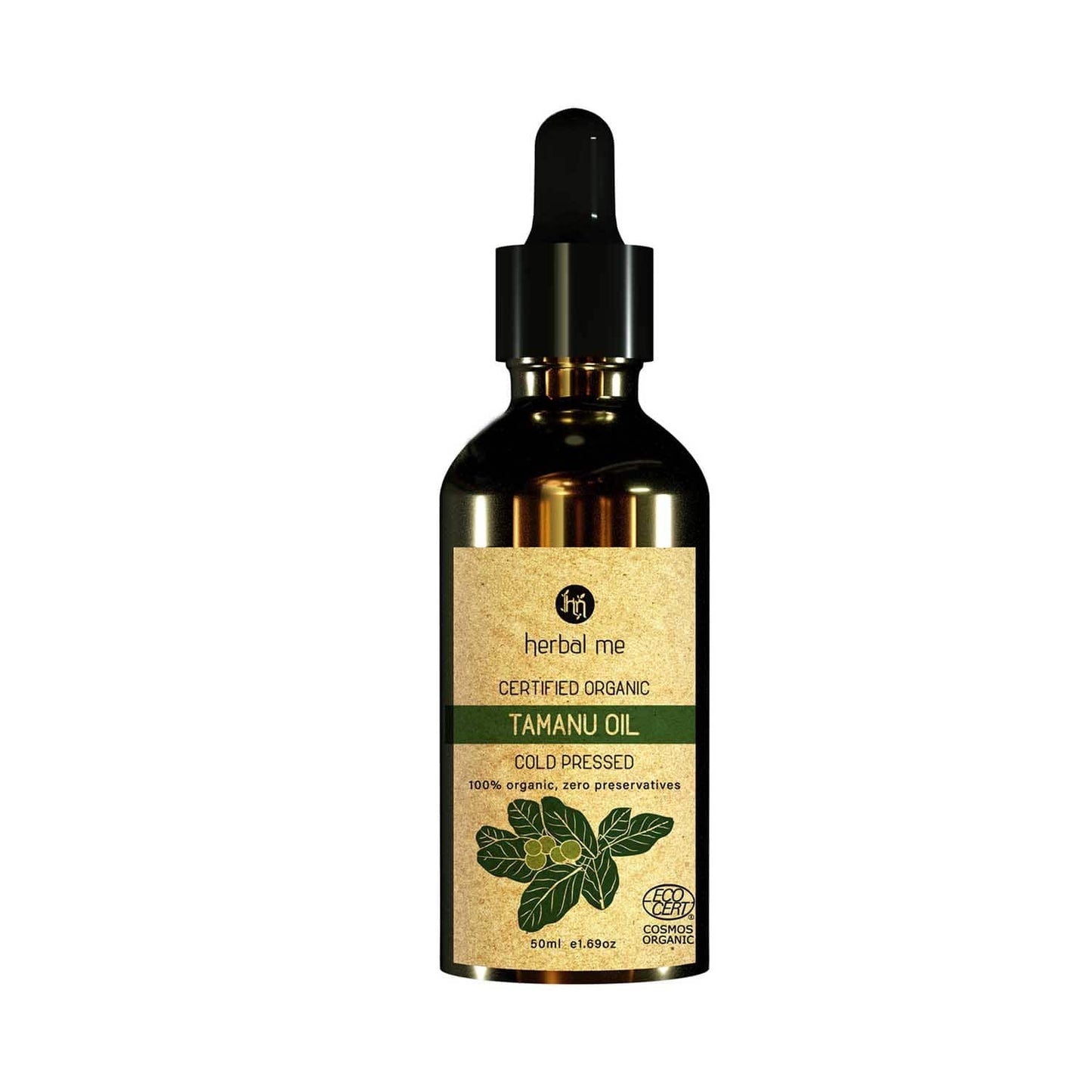 Herbal Me 100% Organic Cold Pressed Tamanu Oil (50ml)