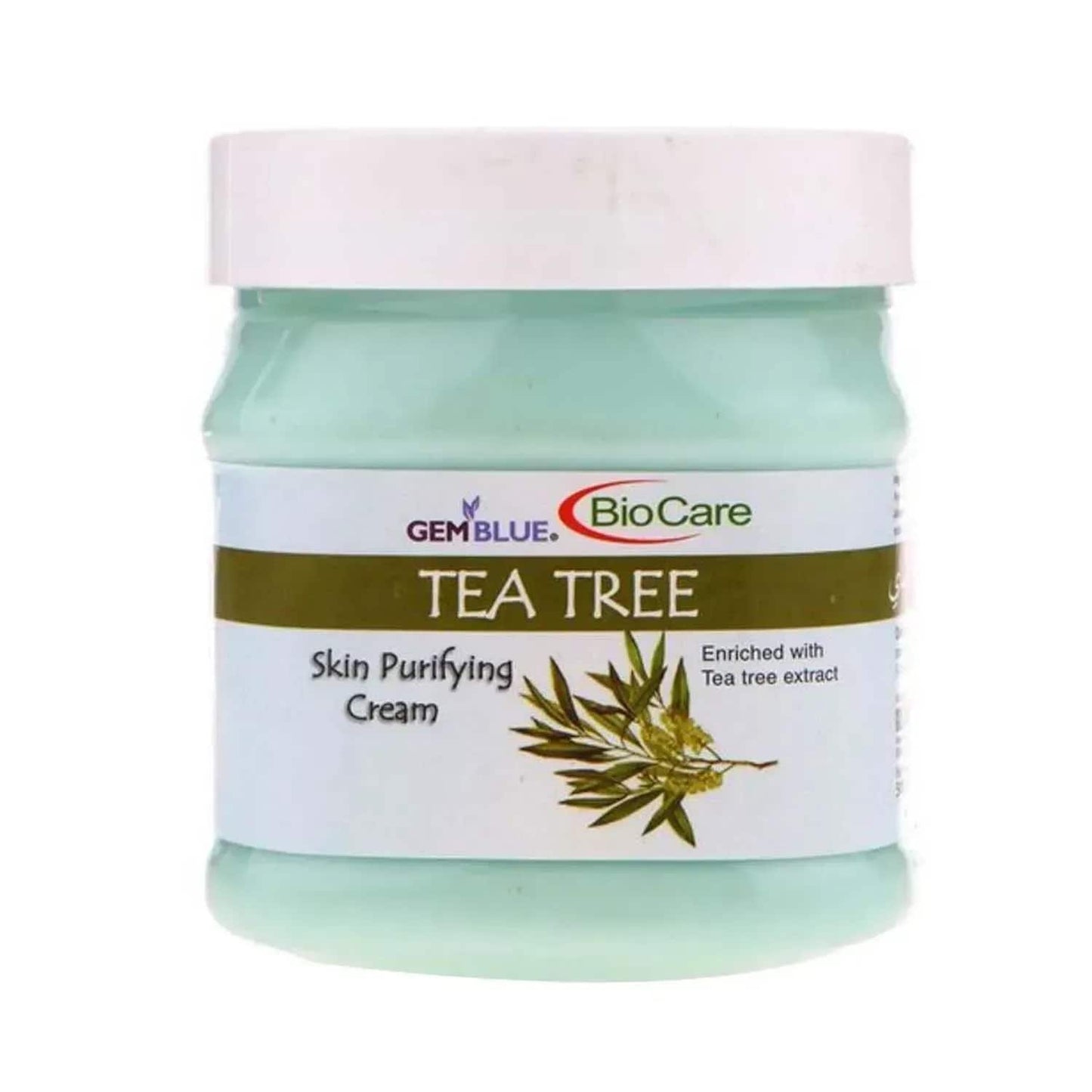Gemblue Biocare Tea Tree Skin Purifying Cream - (500ml)