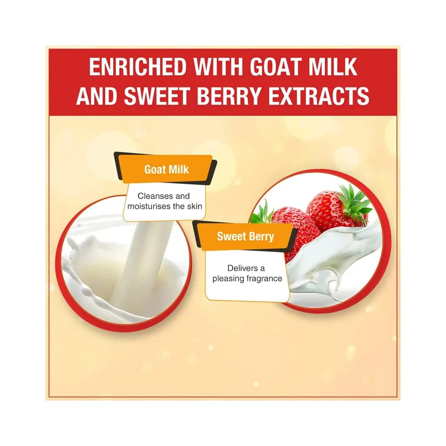 SKIN COTTAGE Moisturizing Sweet Berry & Milk Body Bath (400ml)