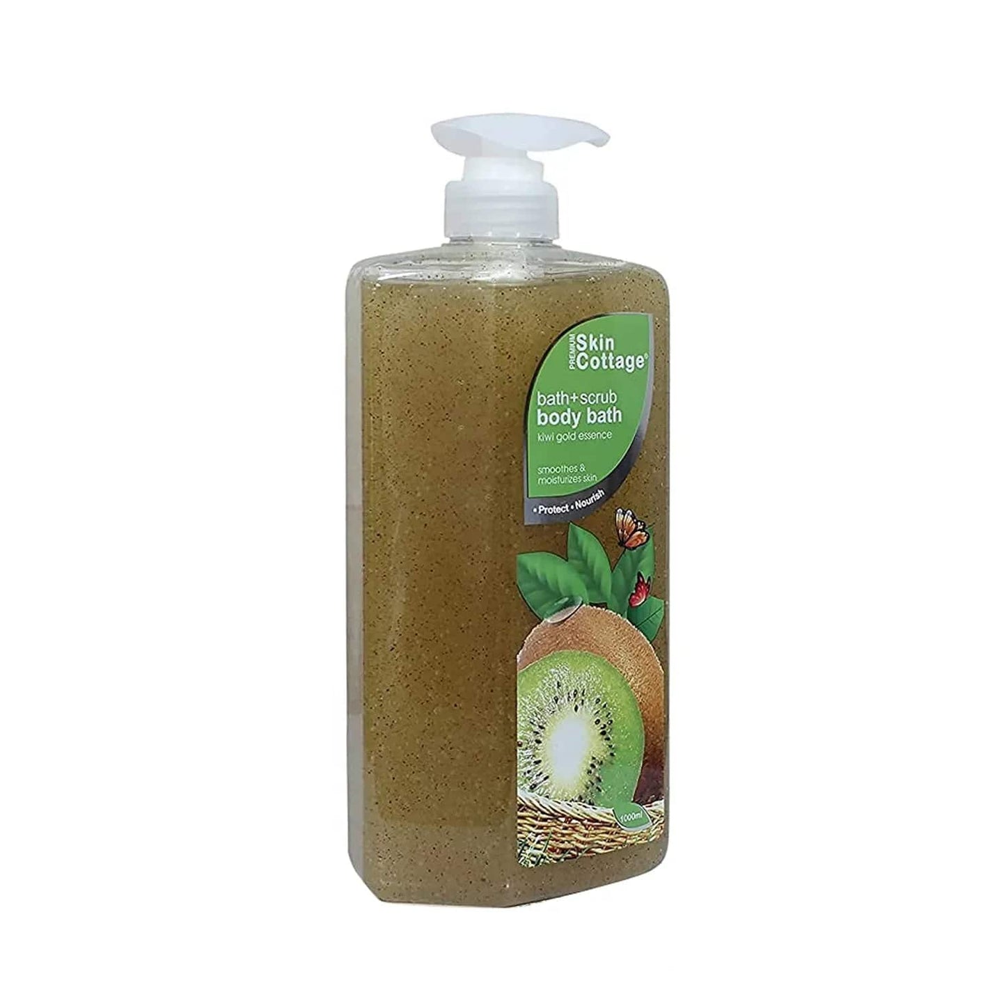SKIN COTTAGE Kiwi Gold Essence Body Bath + Scrub (1000ml)