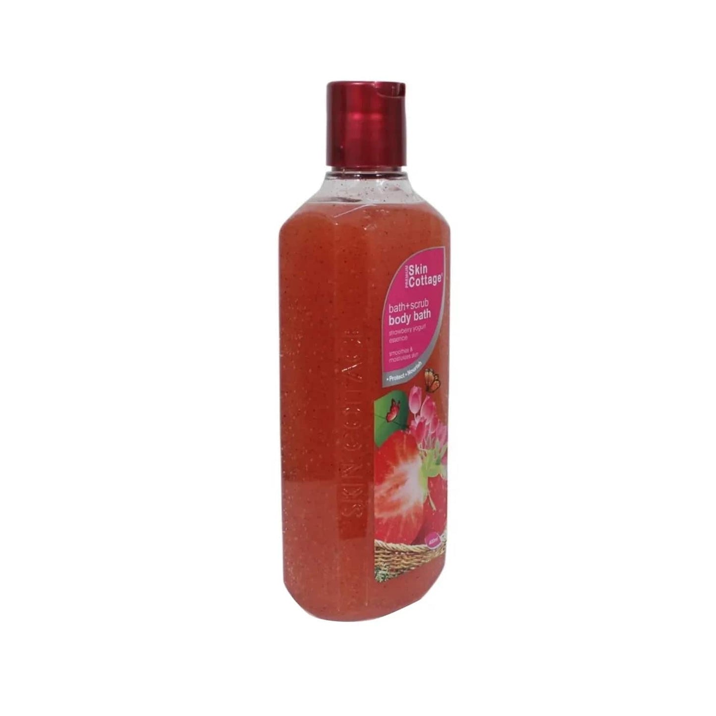 SKIN COTTAGE Strawberry Yogurt Essence Body Bath + Scrub (400ml)