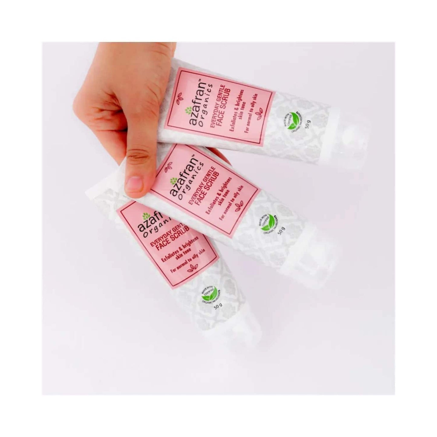 Azafran Organics Everyday Gentle Face Scrub (50g)