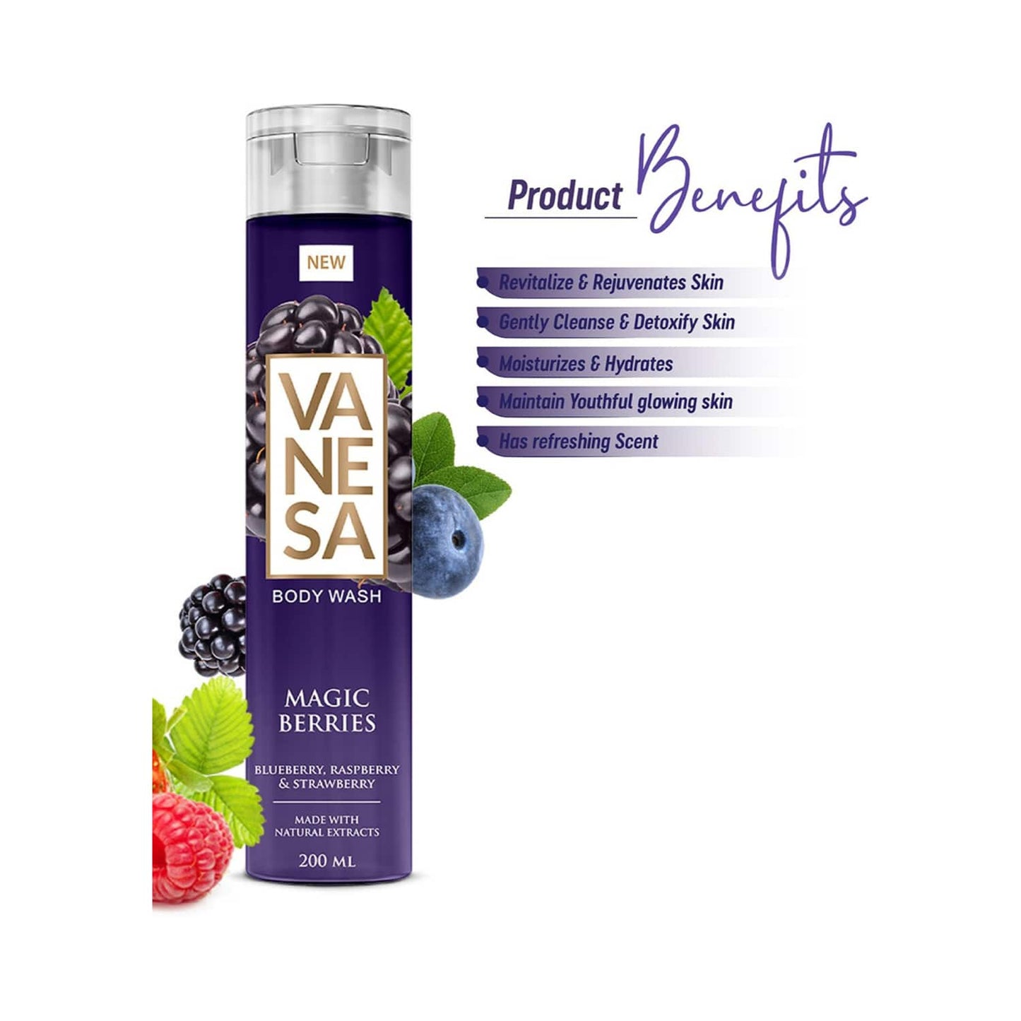Vanesa Magic Berries Body Wash (200ml)