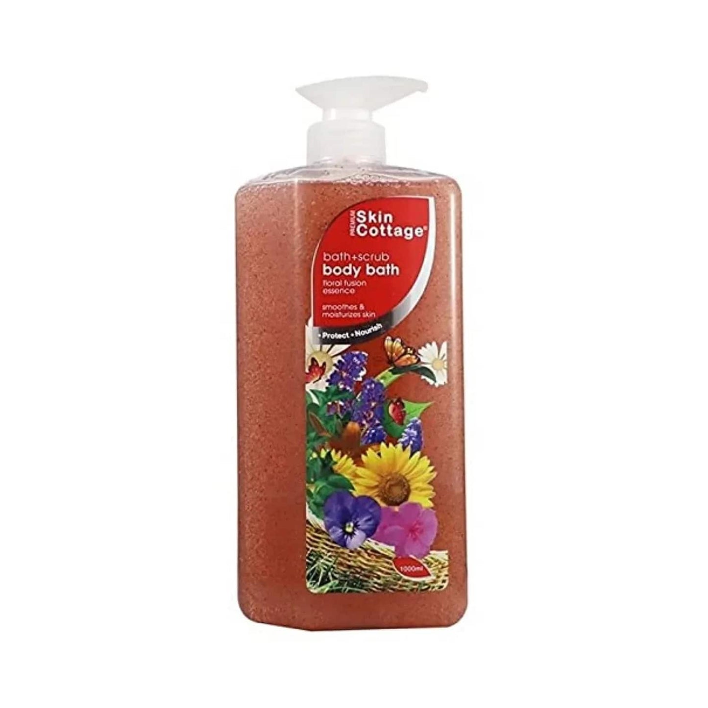 SKIN COTTAGE Floral Fusion Essence Body Bath + Scrub (1000ml)