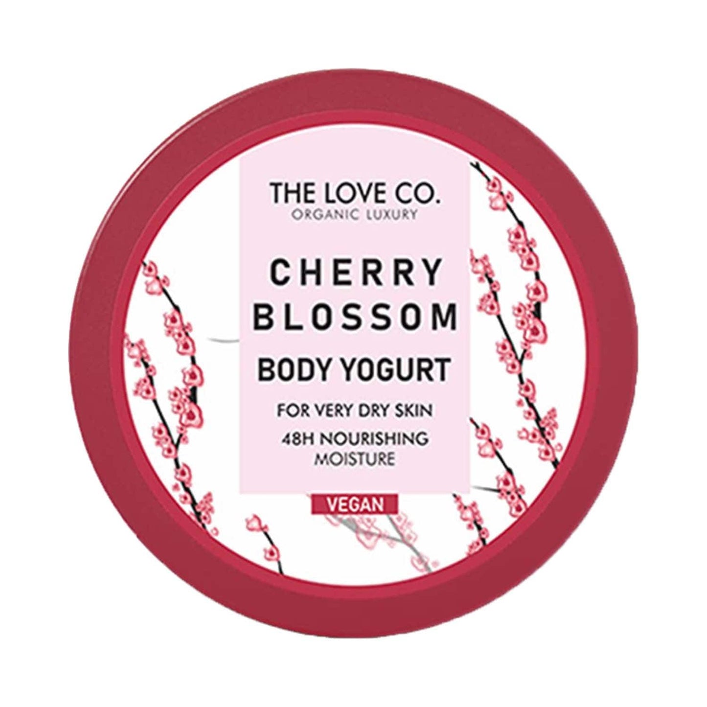 THE LOVE CO. Japanese Cherry Blossom Body Yogurt Deep Moisturization With Pure Shea Butter (200g)
