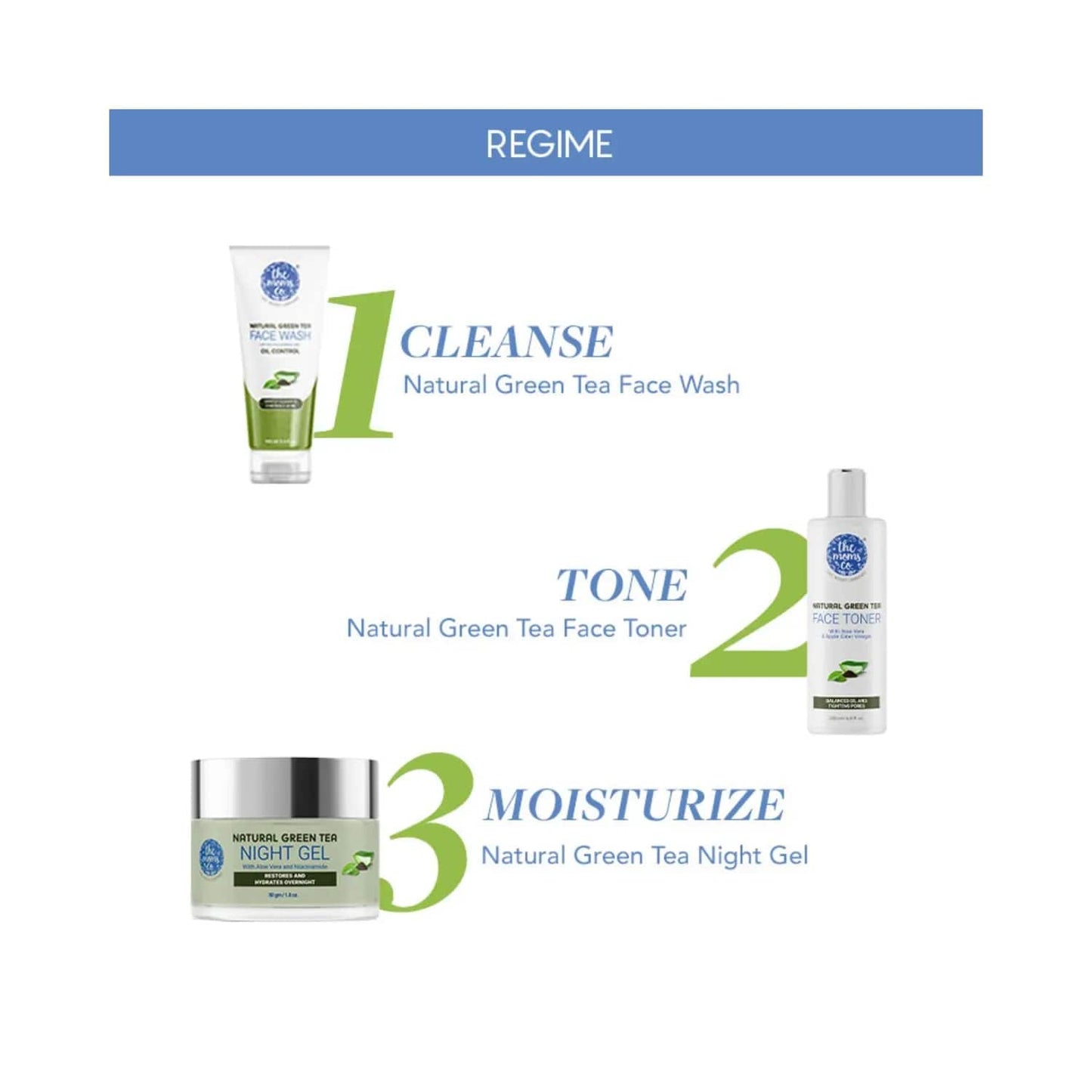 The Mom's Co. Natural Green Tea Night Gel (50g)