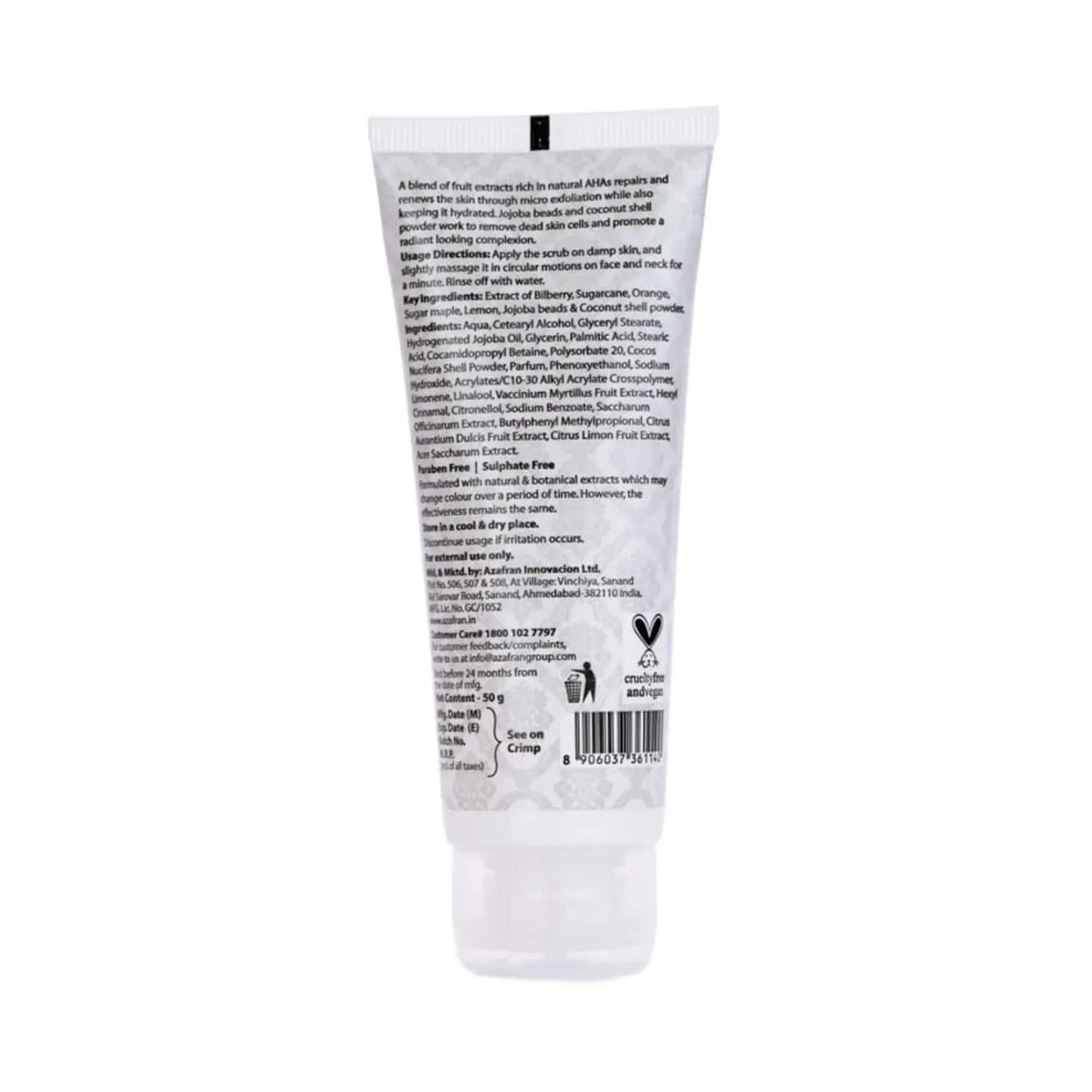Azafran Organics Everyday Gentle Face Scrub (50g)