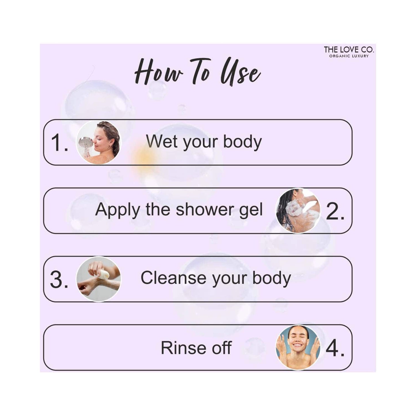 THE LOVE CO. Romantic Rome Body and Shower Gel (250ml)