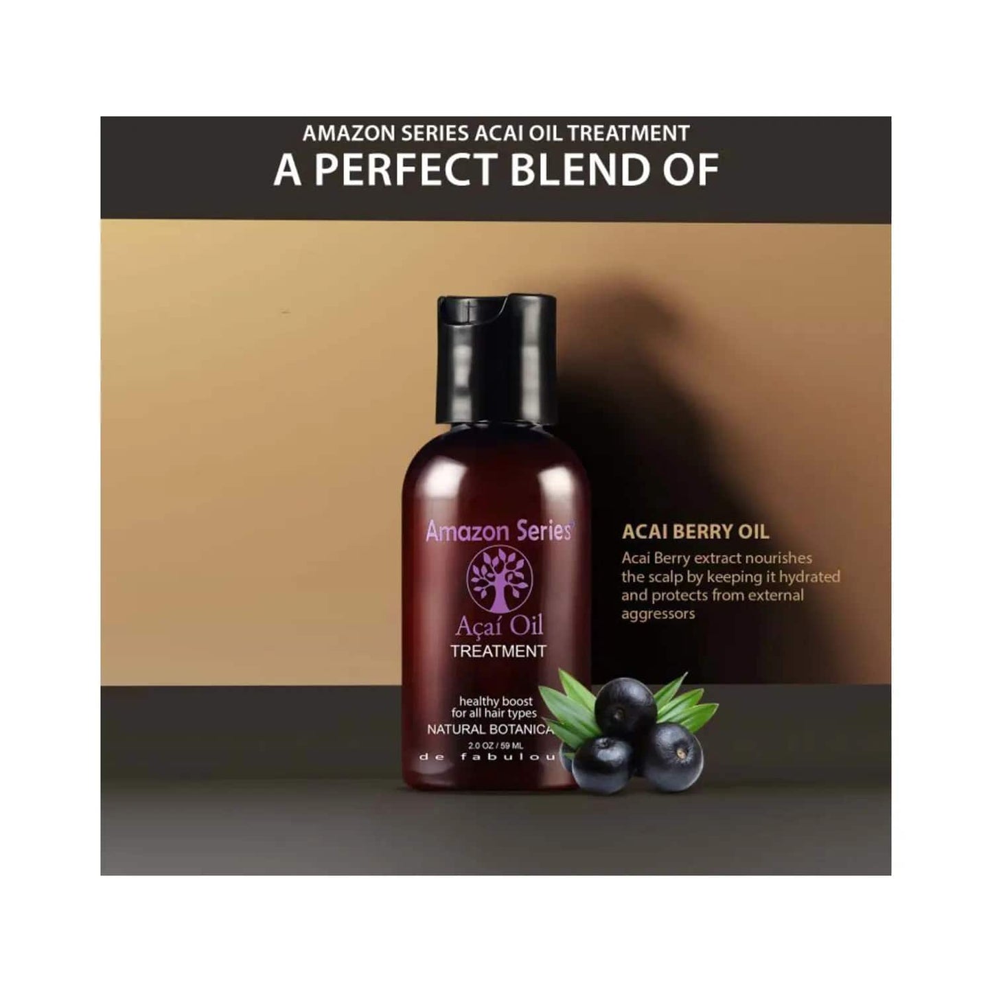 Amazon Series Acai Treatment Hair Oil (59ml)