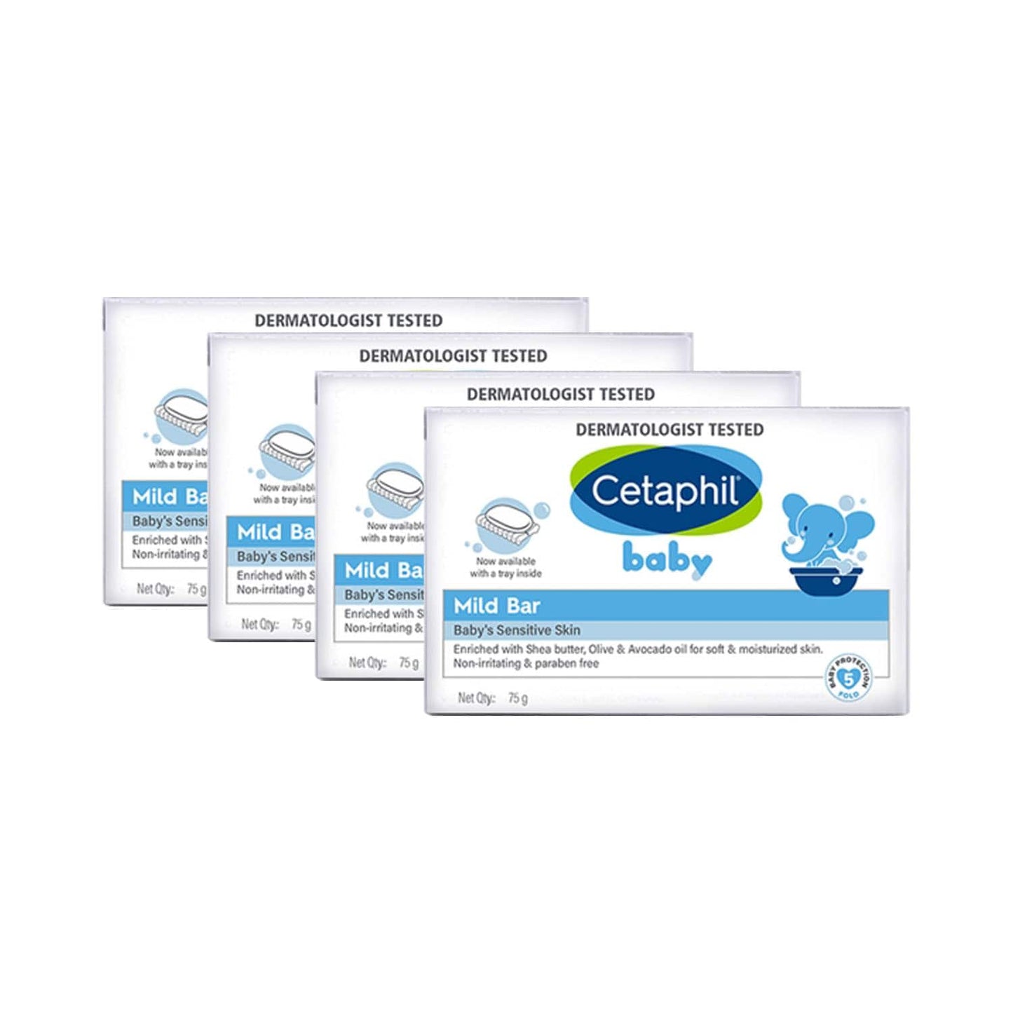 Cetaphil Baby Soap for Sensitive Skin - (Pack of 4)