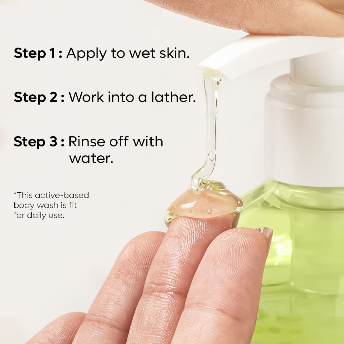 mCaffeine Green Tea Body Wash with Bha Salicylic Acid 1% (200ml)