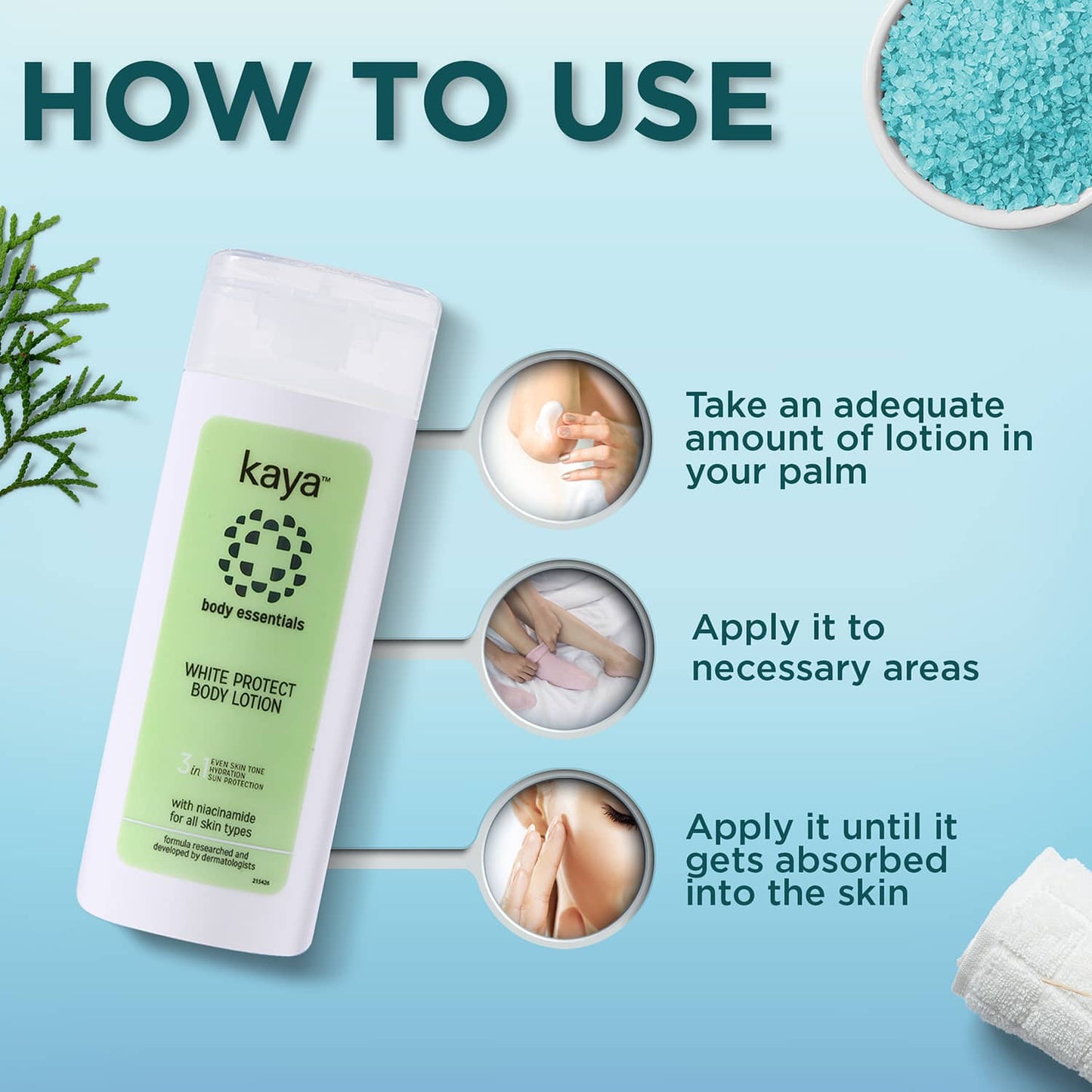 KAYA White Protect Body Lotion - (200ml)