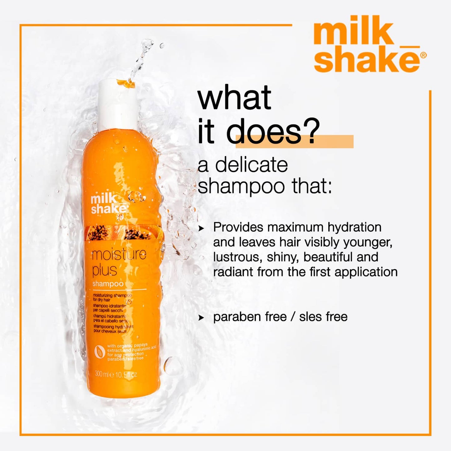Milk Shake Love Children Moisture Plus Shampoo (300ml)