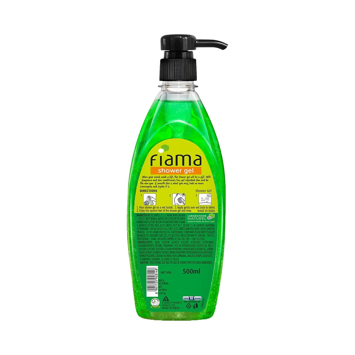 Fiama Lemongrass & Jojoba Shower Gel With Skin Conditioners (500ml)