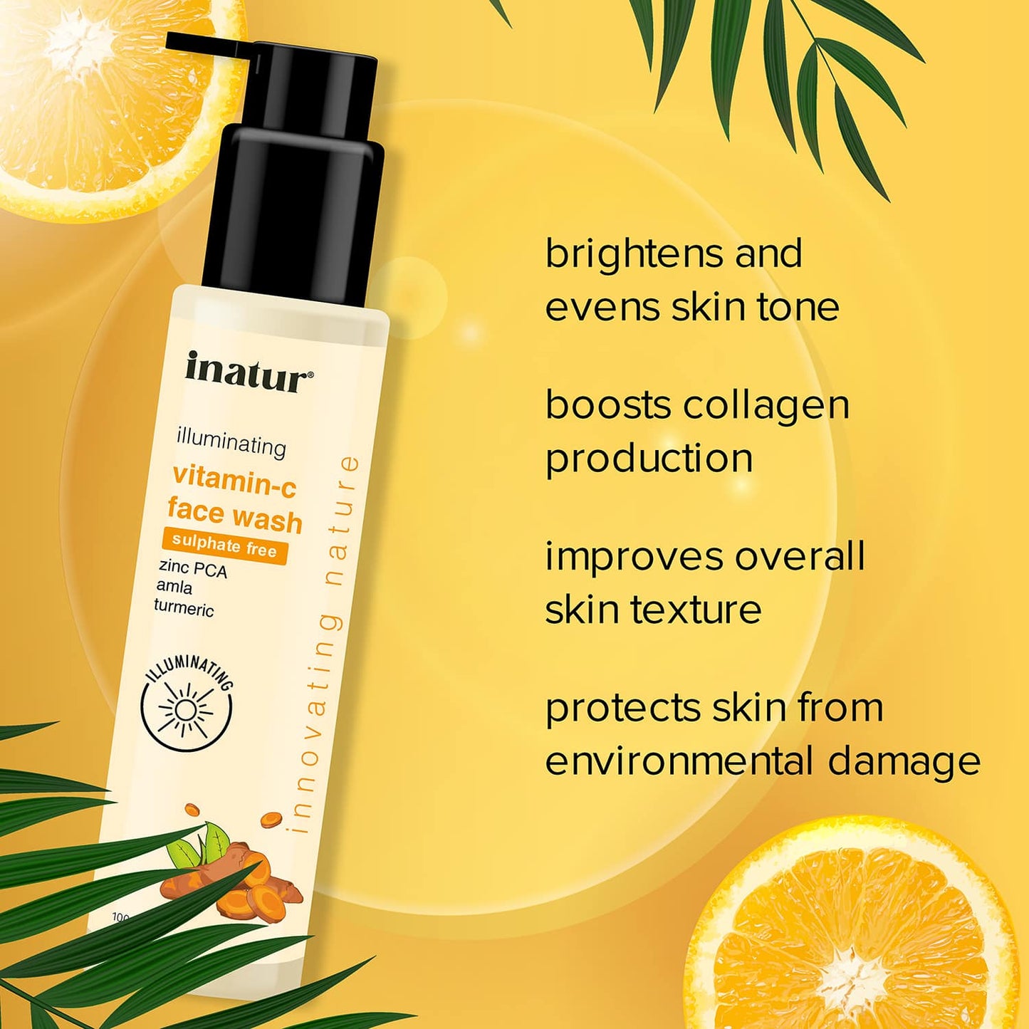 Inatur Vitamin C Face Wash (100ml)