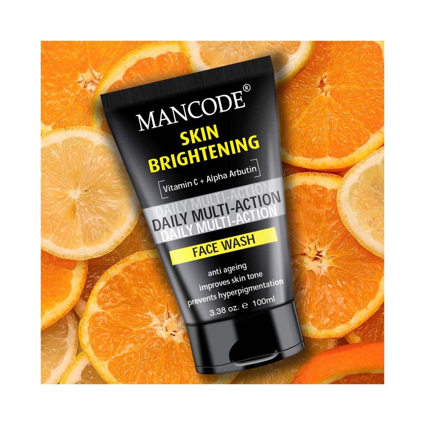 Mancode Skin Brightening Face Wash For Men (100 ml)