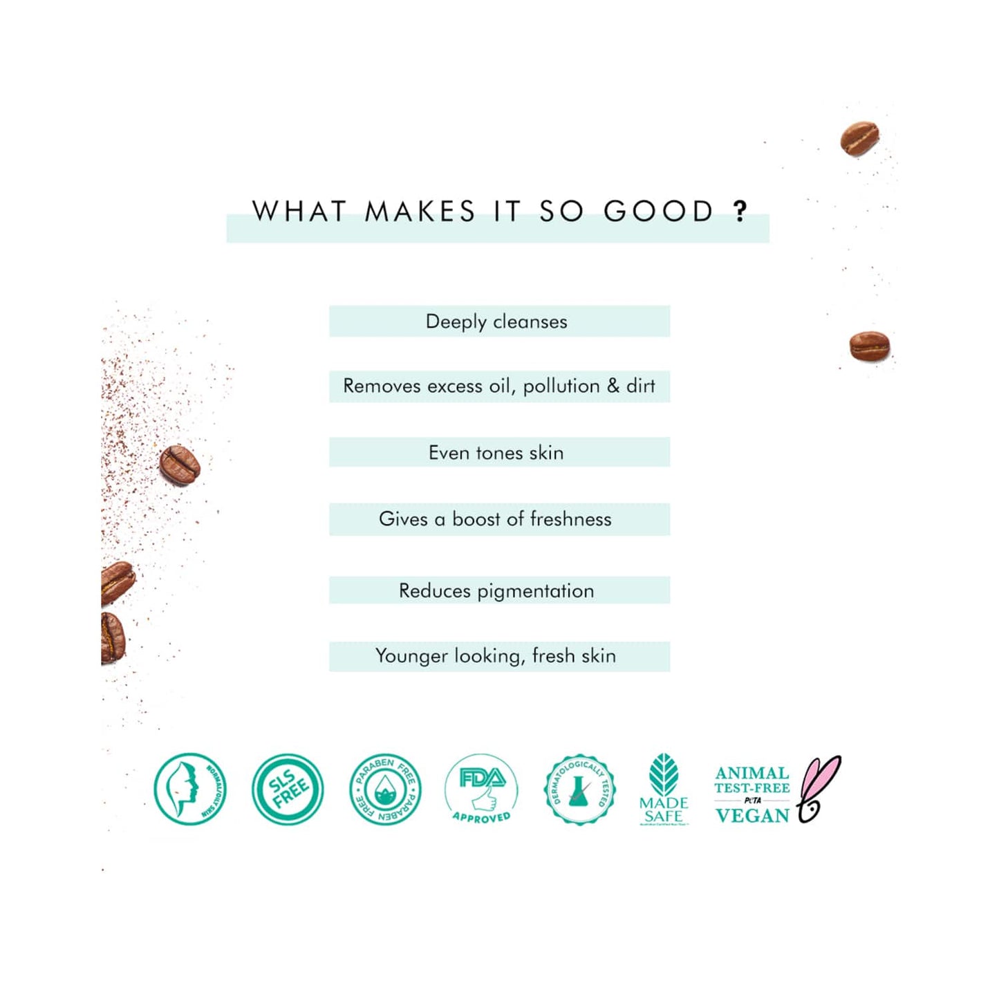 mCaffeine Coffee Face Wash for Fresh Glow (2Pcs)