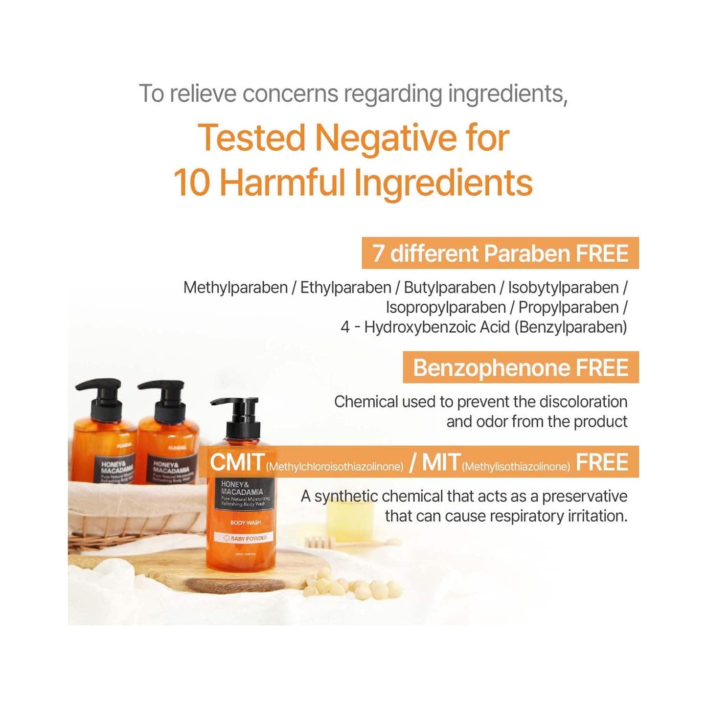 Kundal Pink Grapefruit Honey & Macadamia Pure Body Wash (500ml)