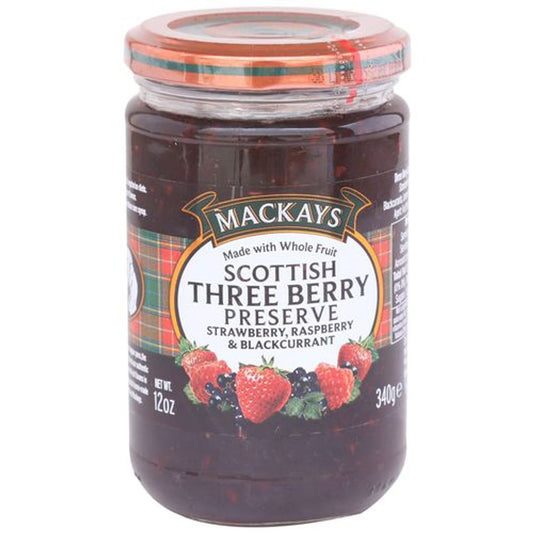 Berry Preserve - Strawberry, Raspberry, Blackcurrant (Scottish)