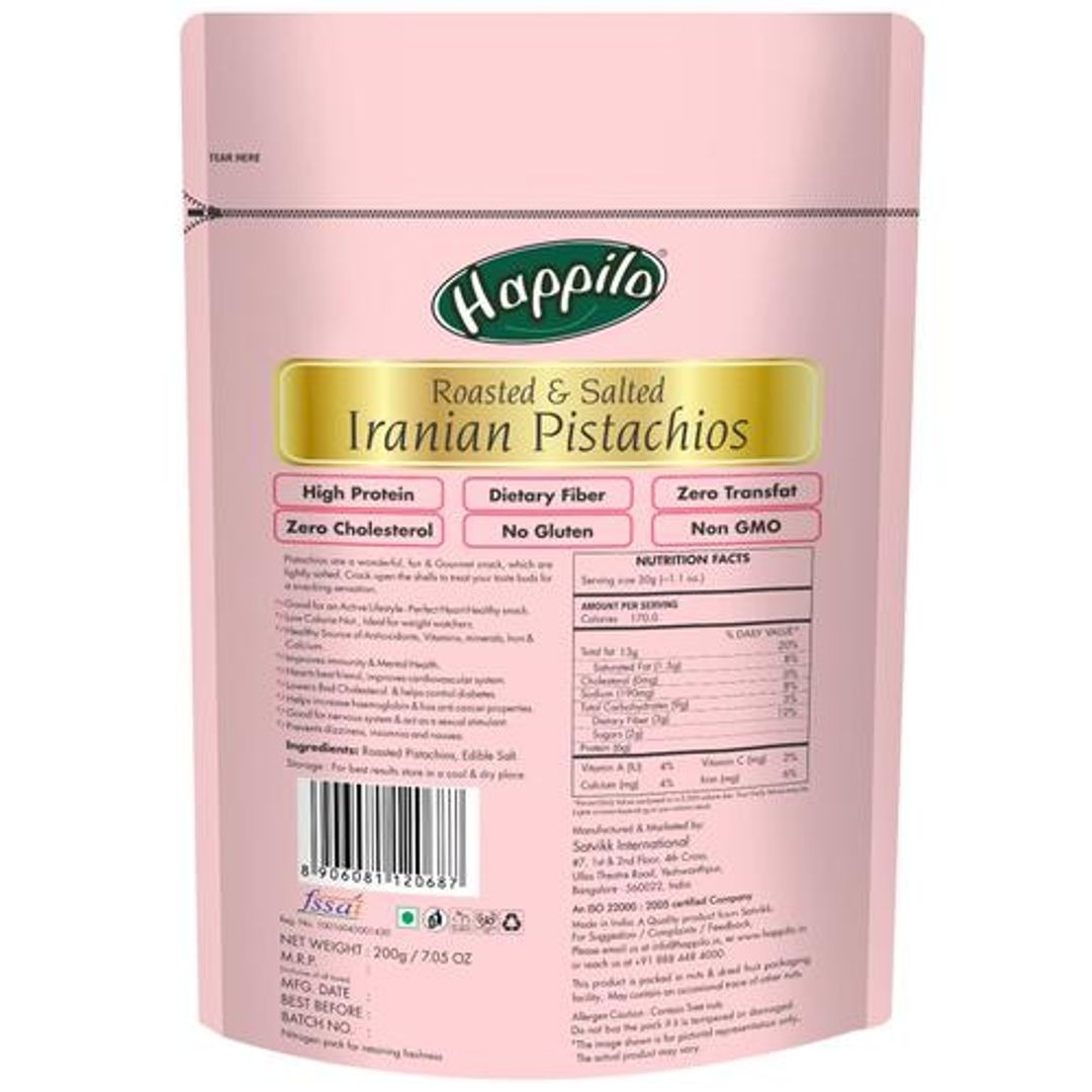 Pistachios - Roasted & Salted, Premium Iranian