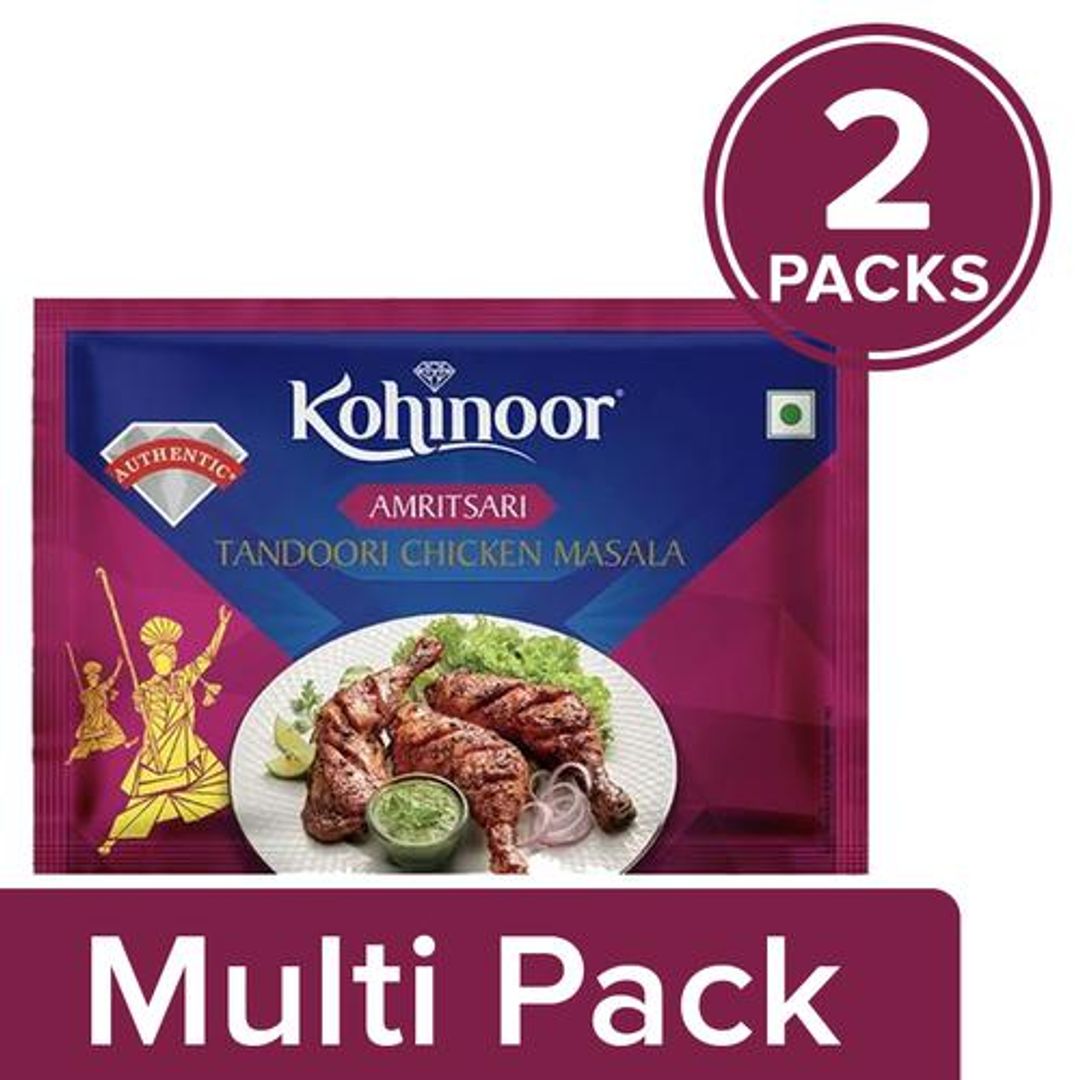 Kohinoor Ready Masalas - Amritsari Tandoori Chicken Masala, 15 gm - Pack of 2
