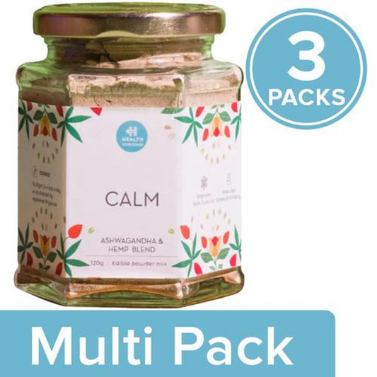 Calm - Ashwagandha & Hemp Blend, Edible Powder Mix, For Stress Relief