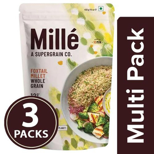 Foxtail Millet - Whole Grain, Gluten Free, High Plant Protein & Fibre, Vegan