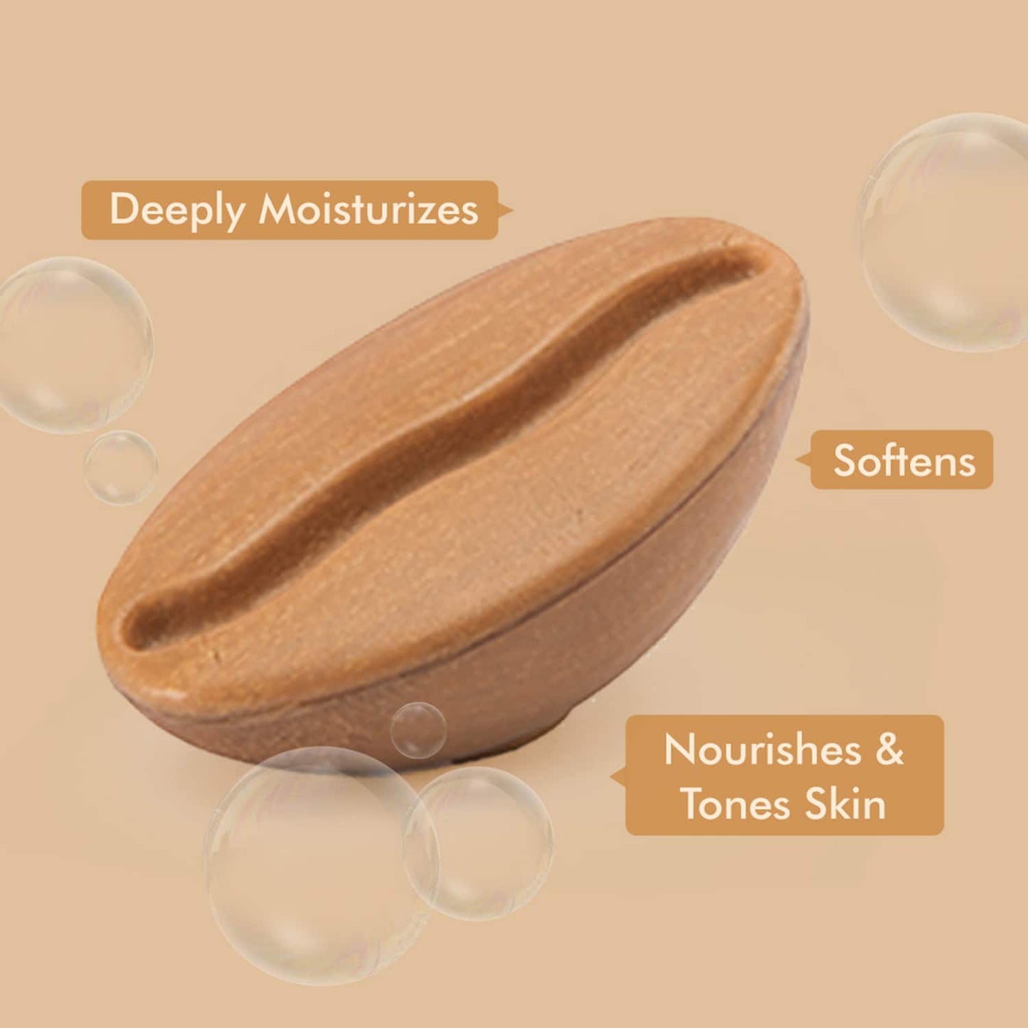 mCaffeine Cream Coffee Bathing Soap - (2Pcs)