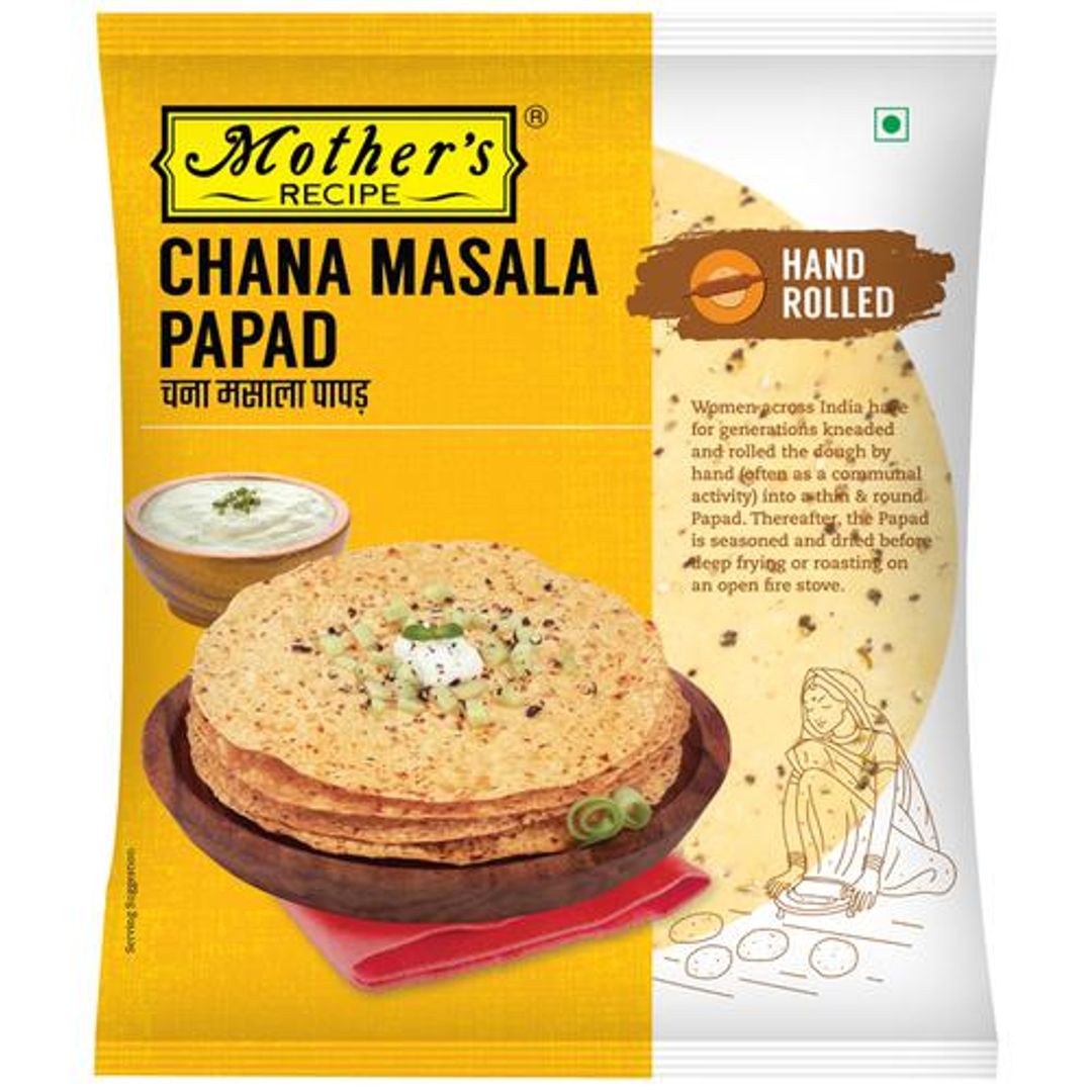 Papad - Chana Masala