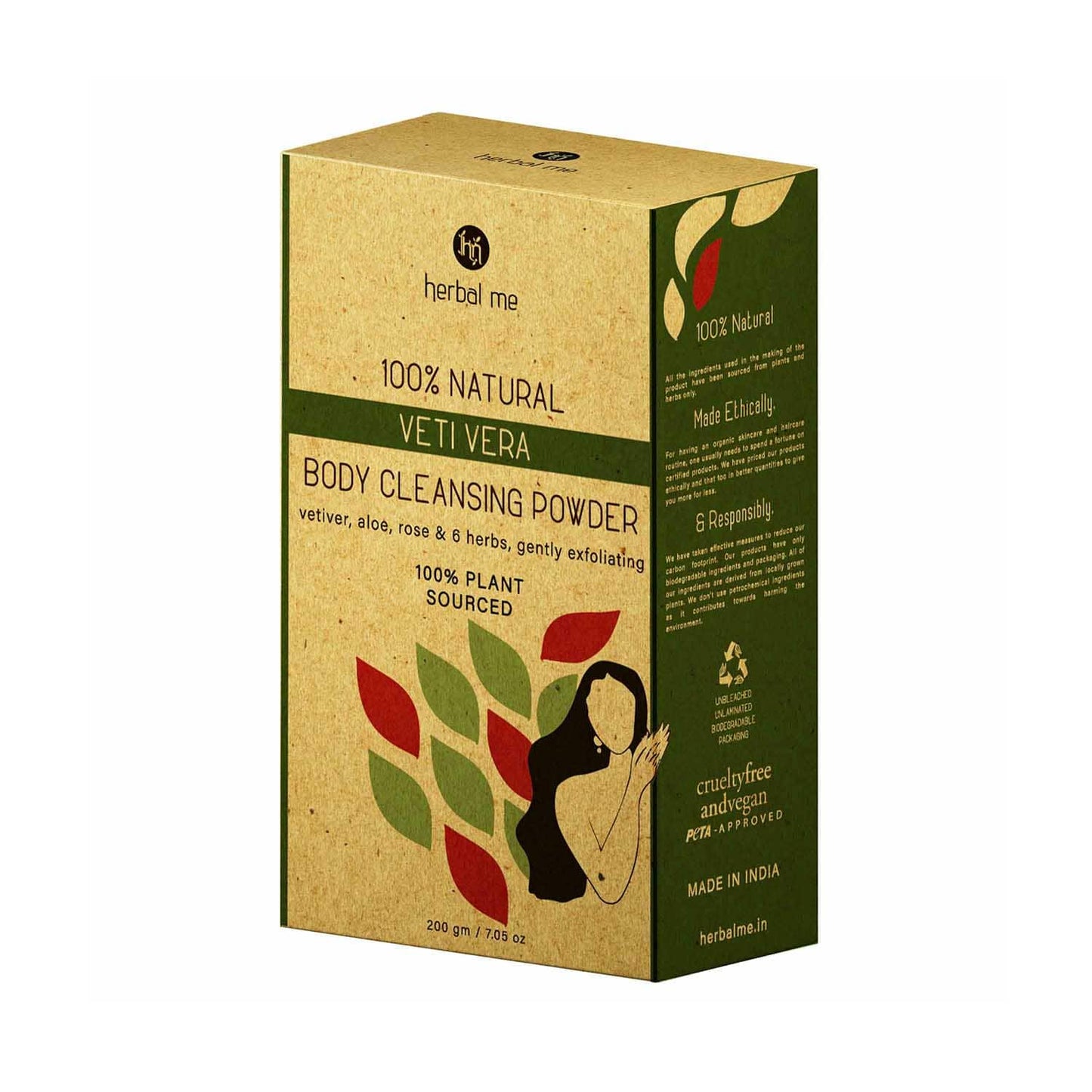 HM Herbal Me Veti Vera Natural Body Cleansing Powder (200g)