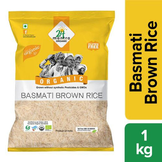 Organic Rice - Brown Basmati/Basmati Akki