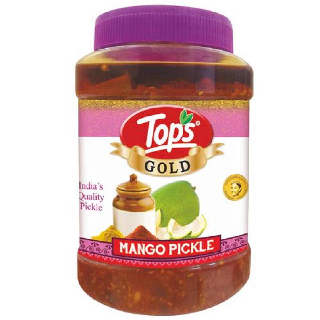 Pickle - Gold Mango, Spicy Condiment, Accompaniment For Meals