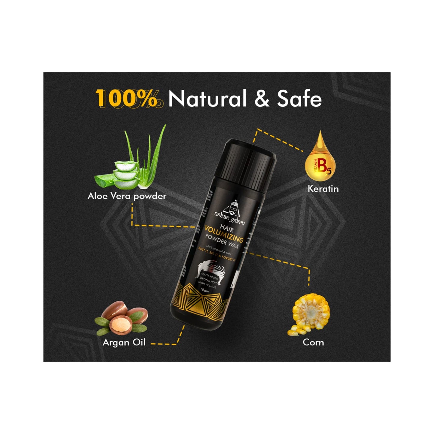 Urban Gabru Hair Volumizing Powder Wax (10g)