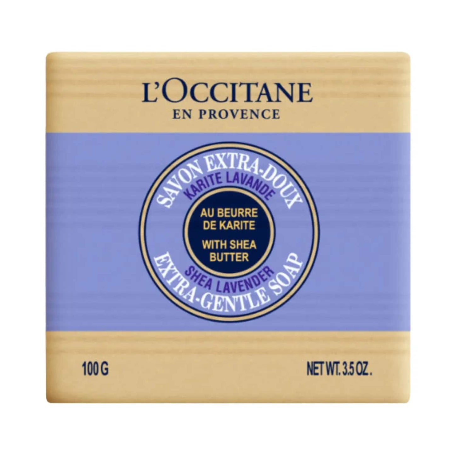 L'occitane Shea Butter Extra Gentle Lavender Soap - (100g)