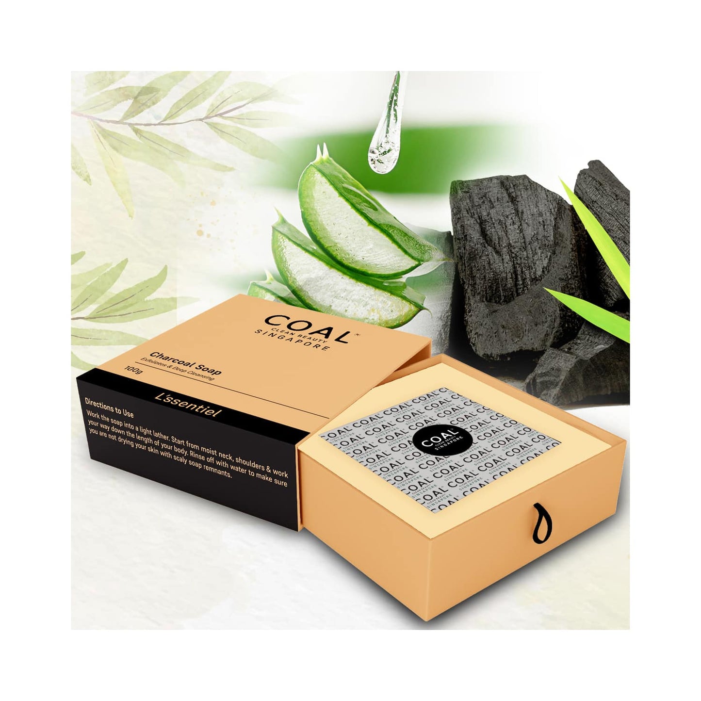 COAL CLEAN BEAUTY Charcoal Soap (100g)