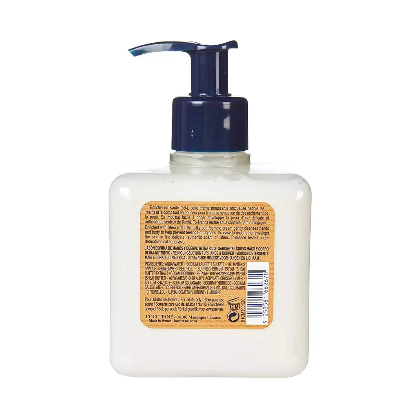 L'occitane Ultra Rich Hand & Body Wash - (300ml)